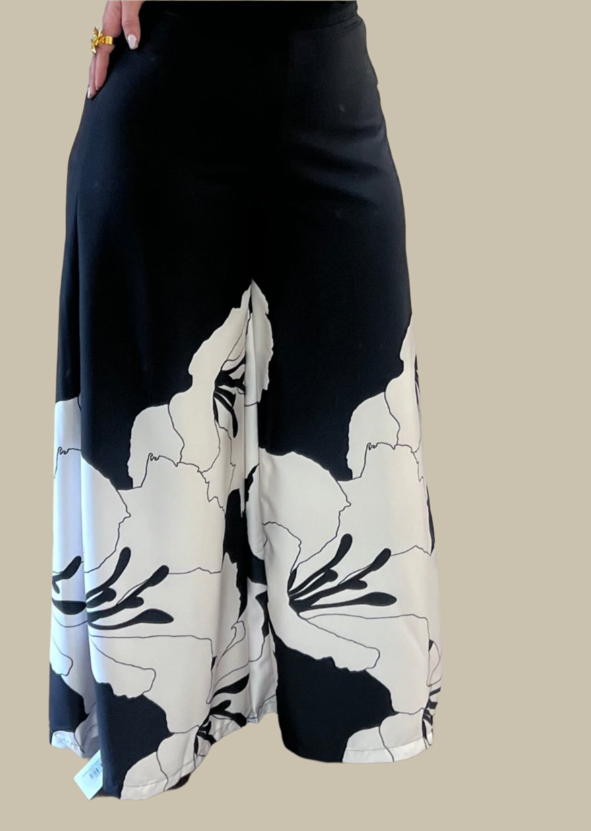 Peralta Black Floral Pants