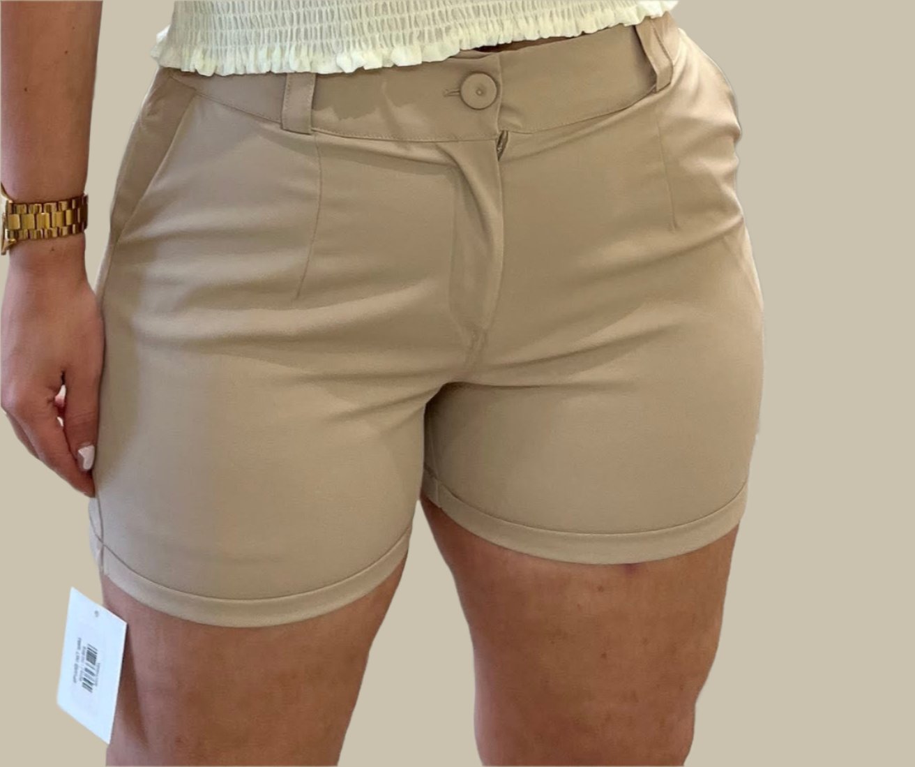 Mila Tan Shorts