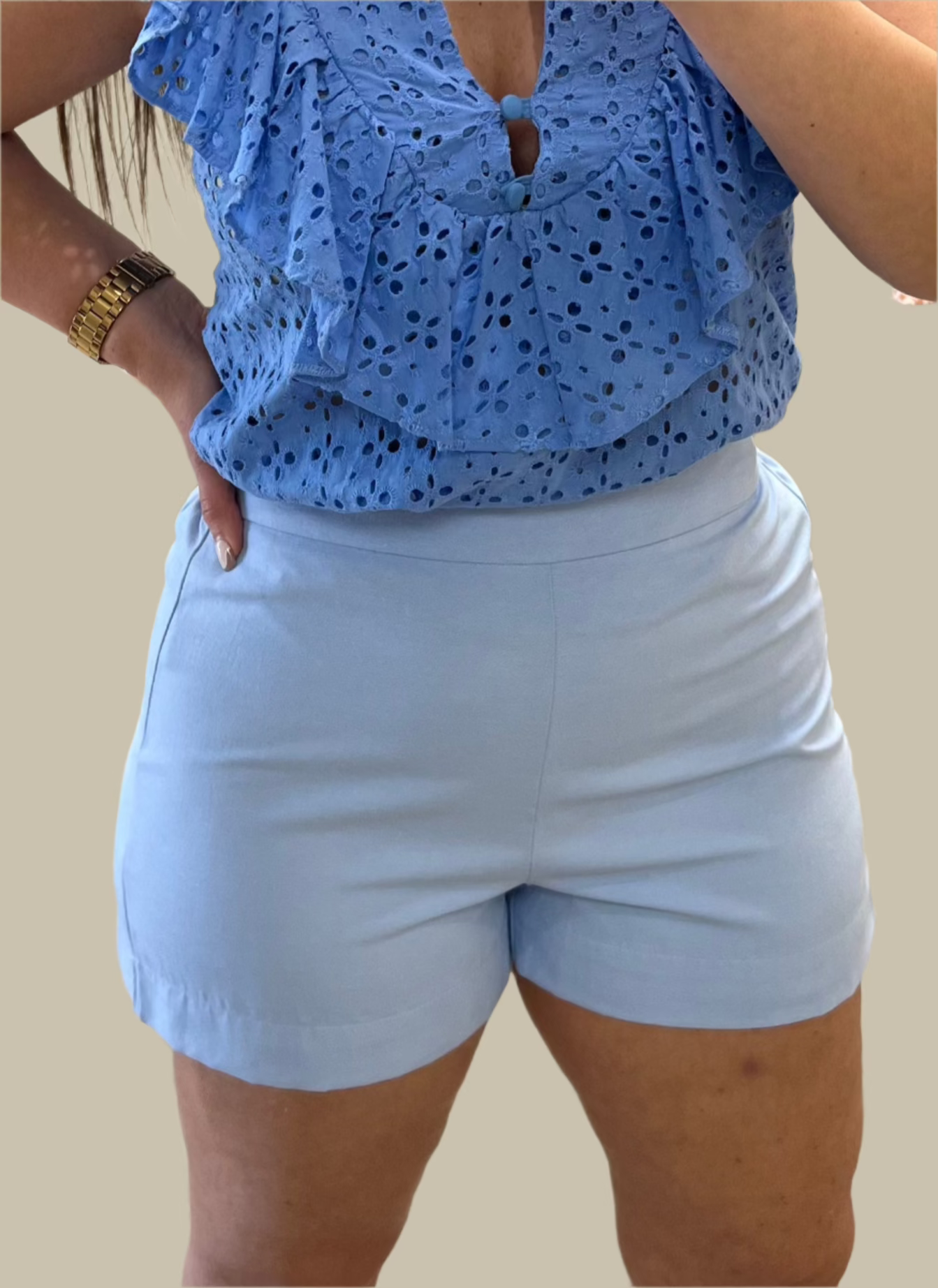 Ashley Darker Blue Shorts