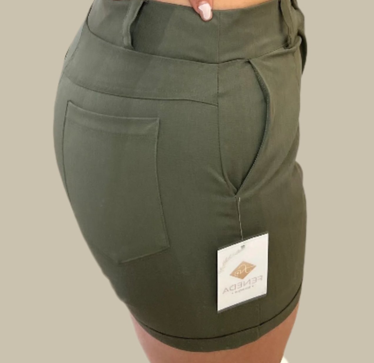 Grace Military Green Shorts